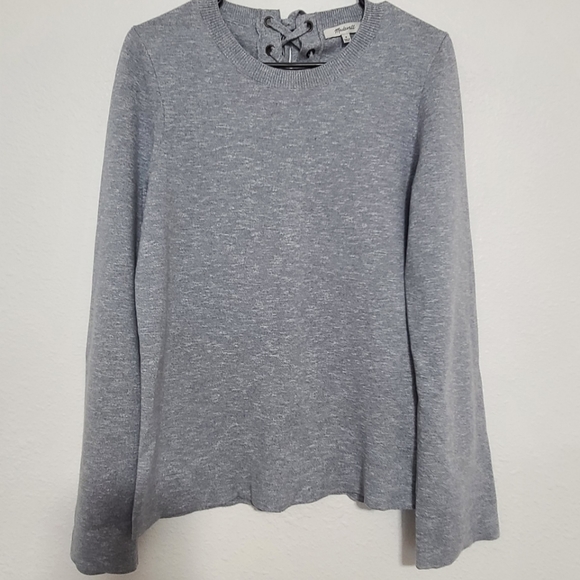 Madewell lace back pull over sweater - Picture 4 of 12